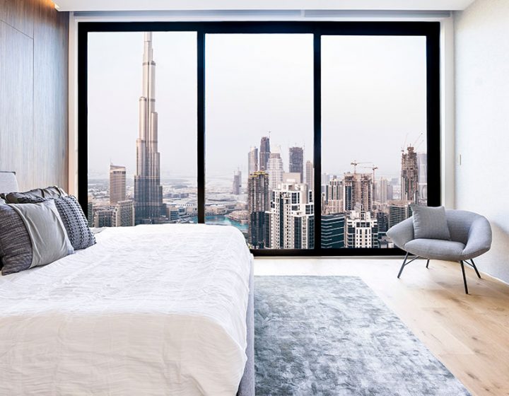 Luxury Bedroom With Burj Khalifa View